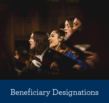 A group of male students. Gifts by Beneficiary Designation A group of male students. Gifts by Beneficiary Designation