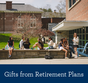 A student choir performing. Gifts of Retirement Plans Rollover A student choir performing. Gifts of Retirement Plans Rollover